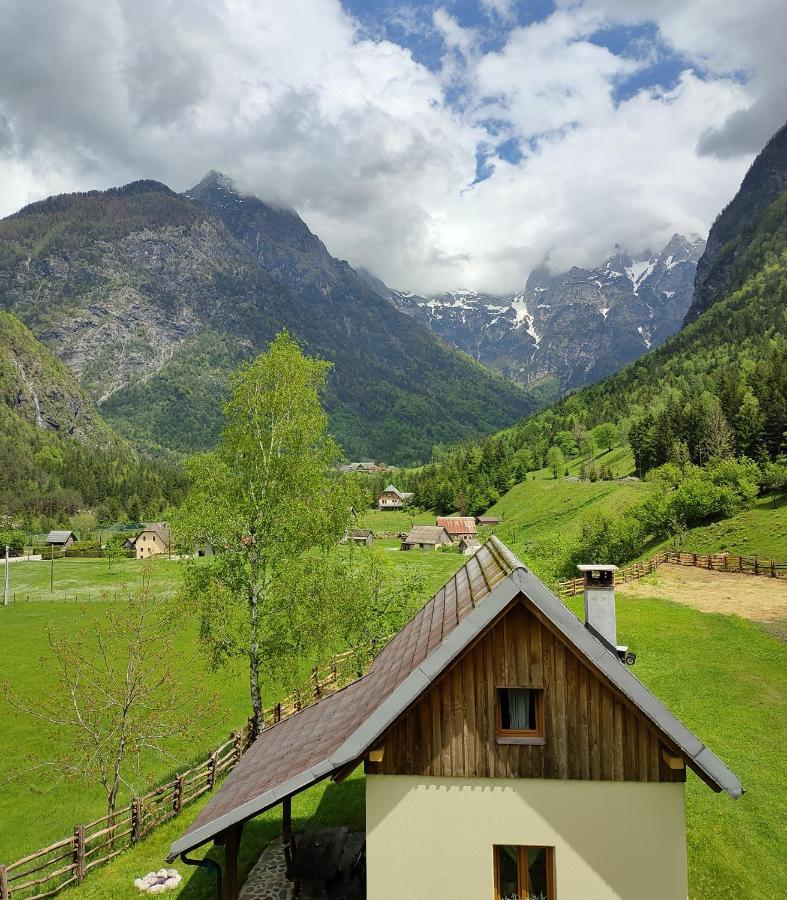 Apartamento Organic Tourist Farm Pri Plajerju Trenta Exterior foto